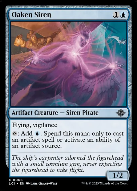 Oaken Siren, Magic card LCI 66 — The Lost Caverns of Ixalan set