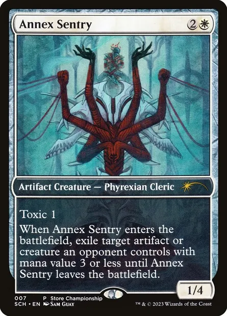 Annex Sentry, Magic card SCH 7 — Store Championships set
