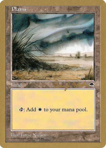 Plains, Magic card WC98 bh333 — World Championship Decks 1998 set