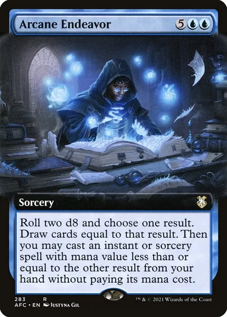 Arcane Endeavor, Magic card AFC 283 — Forgotten Realms Commander set
