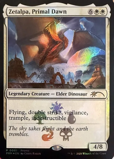 Zetalpa, Primal Dawn, Magic card PMEI 2026-11 — Media and Collaboration Promos set