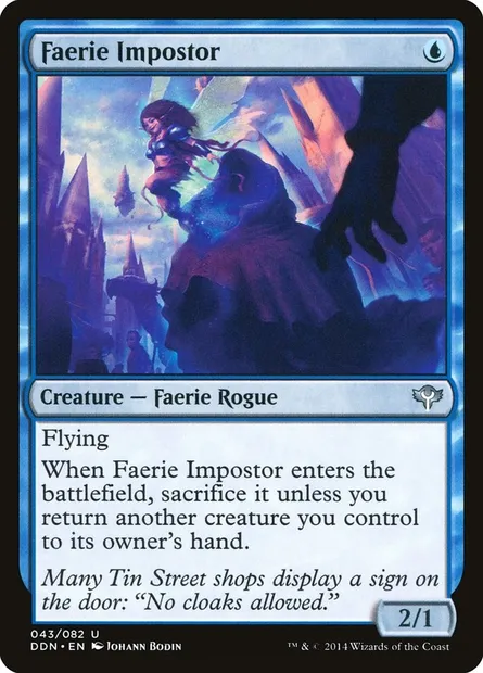 Faerie Impostor, Magic card DDN 43 — Duel Decks: Speed vs. Cunning set