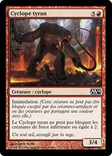 Cyclope tyran, carte Magic M14 135 — extension Magic 2014