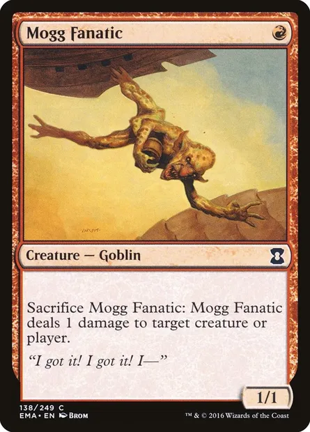 Mogg Fanatic, Magic card EMA 138 — Eternal Masters set
