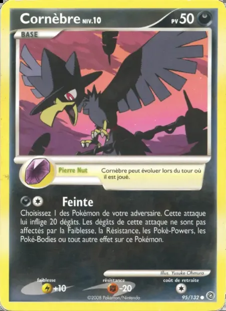 Cornèbre, carte Pokémon SW 95 — extension Merveilles Secrètes