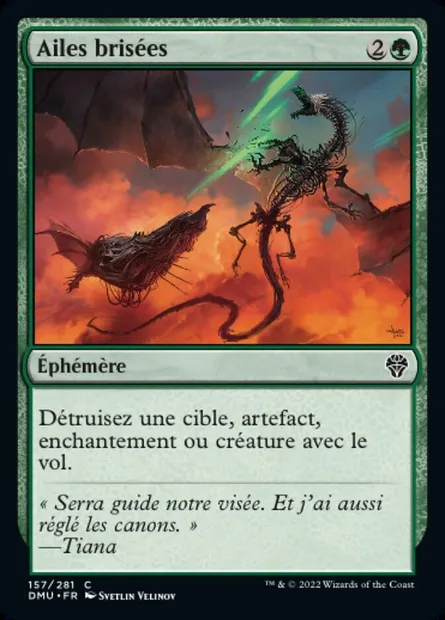 Ailes brisées, carte Magic DMU 157 — extension Dominaria Uni