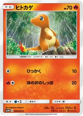 Charmander, Pokémon card SM3H 009 — Did You See the Fighting Rainbow set