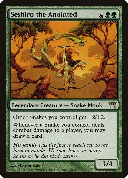 Seshiro the Anointed, Magic card CHK 241 — Champions of Kamigawa set