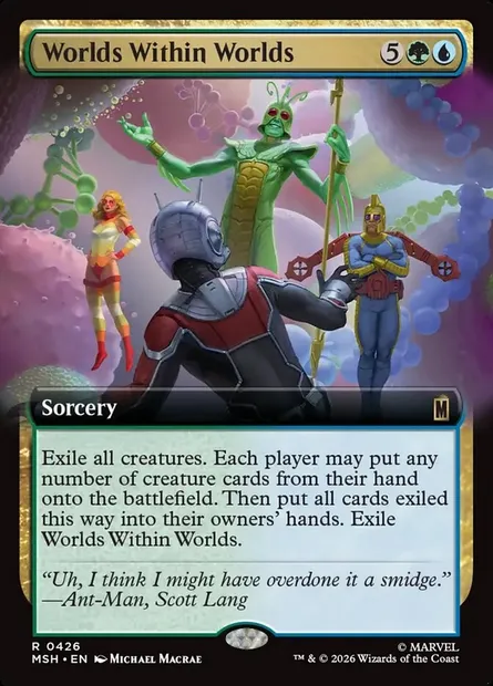 Worlds Within Worlds, Magic card MSH 426 — Marvel Super Heroes set
