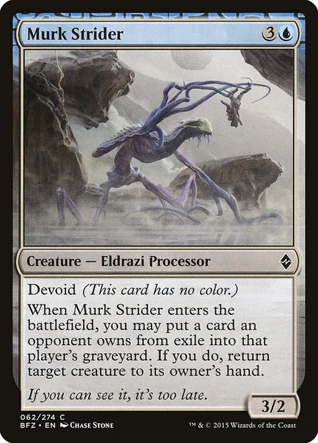 Murk Strider, Magic card BFZ 62 — Battle for Zendikar set