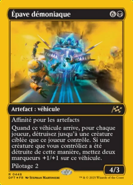 Épave démoniaque, carte Magic DFT 448 — extension Aetherdrift