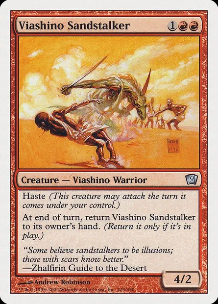 Viashino Sandstalker, Magic card 9ED 225 — Ninth Edition set