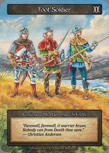 Foot Soldier, Sorcery card PRO 031 — Promotional set