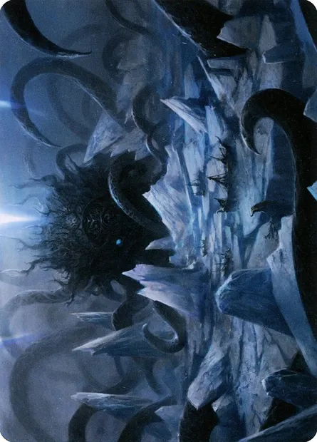 Icebreaker Kraken // Icebreaker Kraken, carte Magic AKHM 15 — extension Kaldheim Art Series