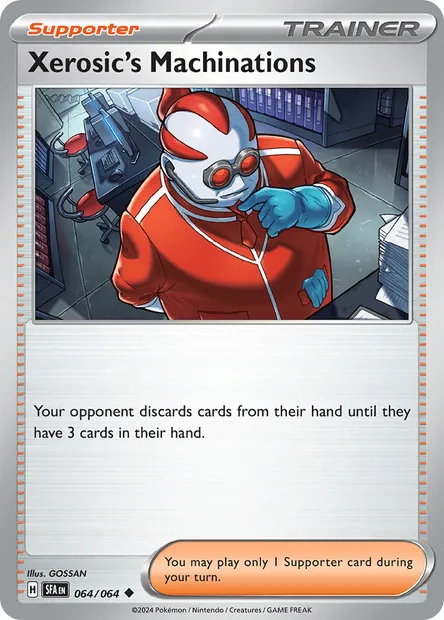 Xerosic's Machinations, Pokémon card SFA 064 — Shrouded Fable set