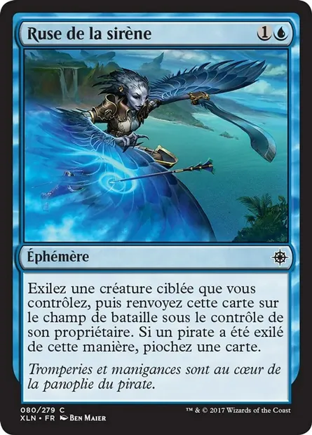Ruse de la sirène, carte Magic XLN 80 — extension Ixalan