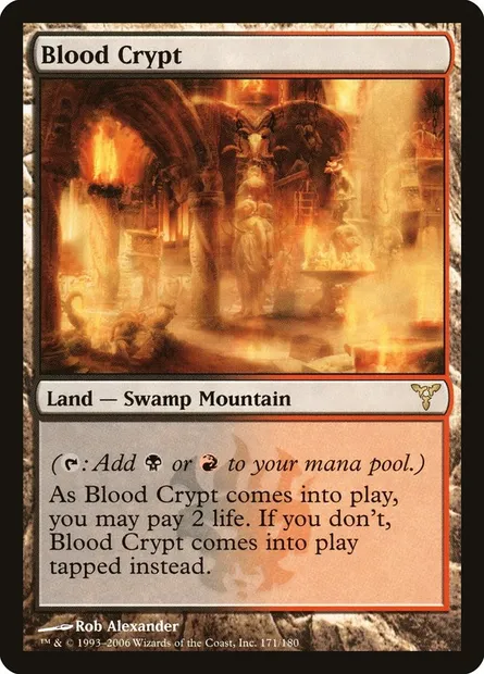 Blood Crypt, Magic card DIS 171 — Dissension set