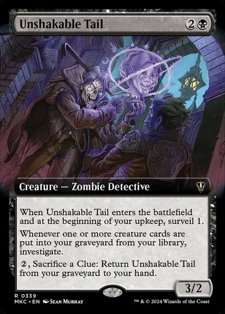 Unshakable Tail, Magic card MKC 339 — Murders at Karlov Manor Commander set
