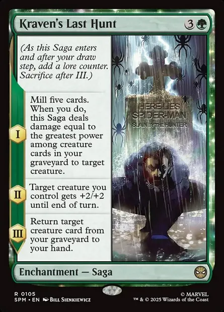 Kraven's Last Hunt, Magic card SPM 105 — Marvel's Spider-Man set