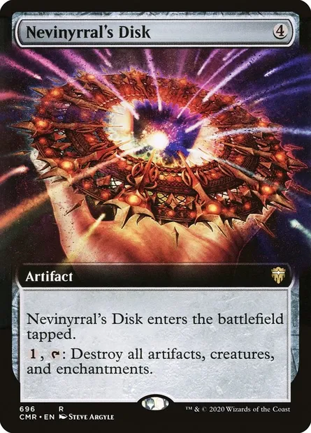 Nevinyrral's Disk, Magic card CMR 696 — Commander Legends set