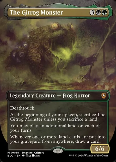 The Gitrog Monster, Magic card BLC 88 — Bloomburrow Commander set