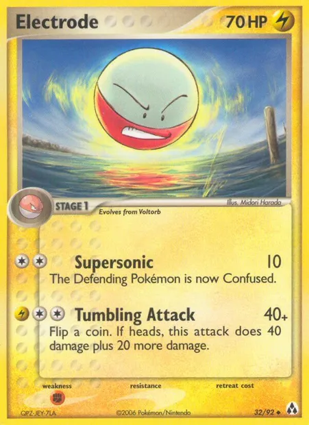 Electrode, Pokémon card LM 32 — Legend Maker set