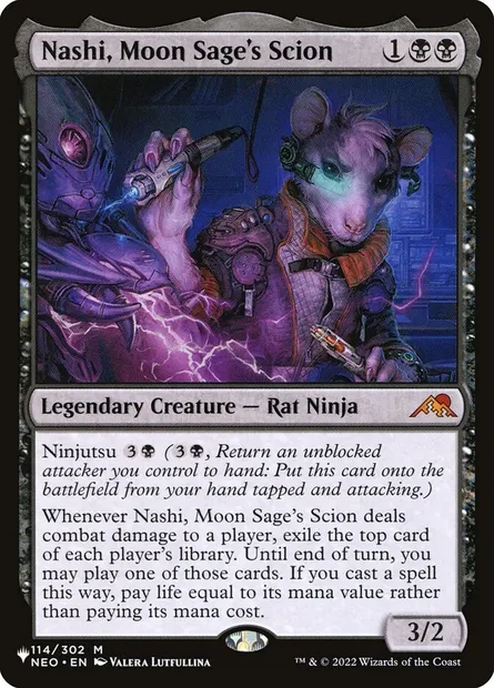 Nashi, Moon Sage's Scion, Magic card PLST NEO-114 — The List set