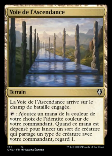 Voie de l'Ascendance, carte Magic ONC 161 — extension Phyrexia: All Will Be One Commander