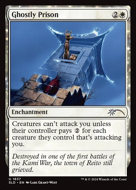 Ghostly Prison, Magic card SLD 1837 — Secret Lair Drop set