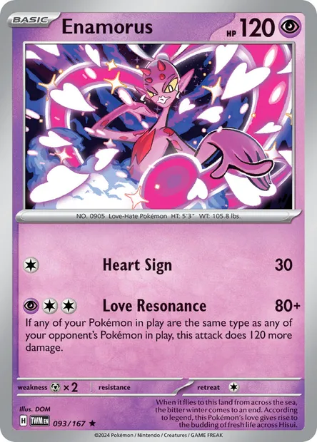 Enamorus, Pokémon card TWM 093 — Twilight Masquerade set
