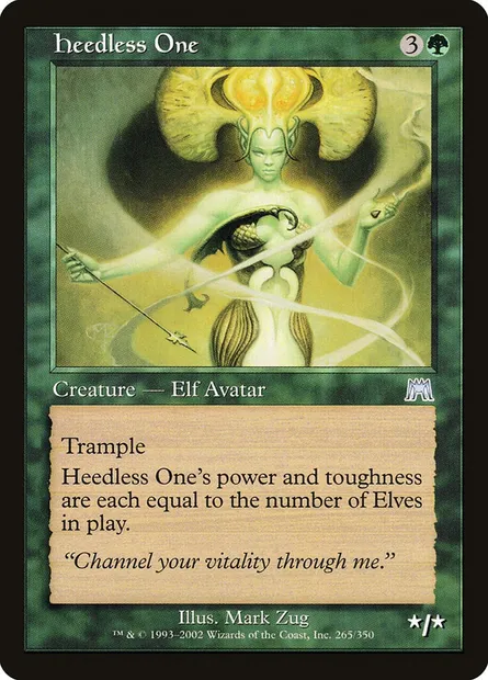 Heedless One, Magic card ONS 265 — Onslaught set