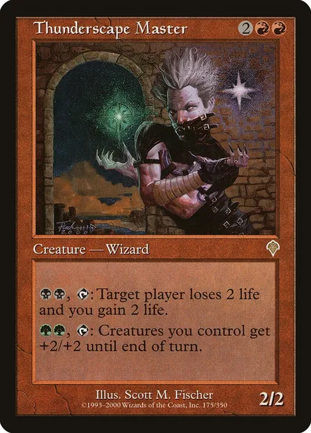 Maître tonitrosophe, carte Magic INV 175 — extension Invasion