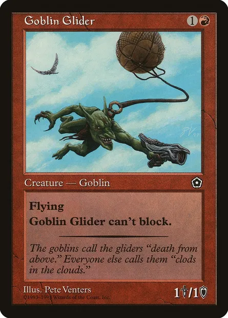 Planeur gobelin, carte Magic P02 98 — extension Portal Second Age