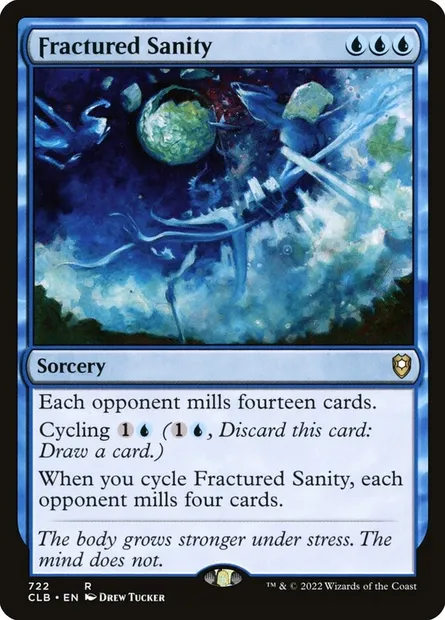 Fractured Sanity, Magic card CLB 722 — Commander Legends: Battle for Baldur's Gate set