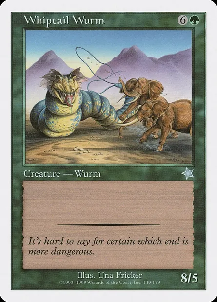 Whiptail Wurm, Magic card S99 149 — Starter 1999 set