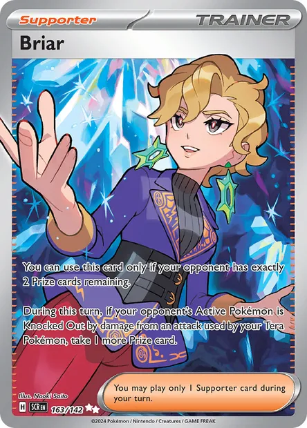 Briar, Pokémon card SCR 163 — Stellar Crown set