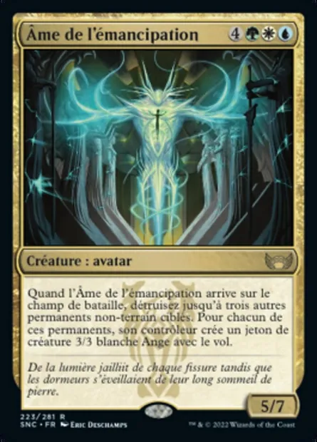 Âme de l'émancipation, carte Magic SNC 223 — extension Les rues de la Nouvelle-Capenna