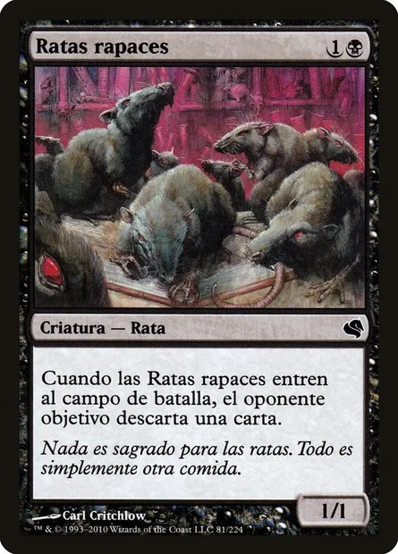 Ravenous Rats, Magic card PS11 81 — Salvat 2011 set