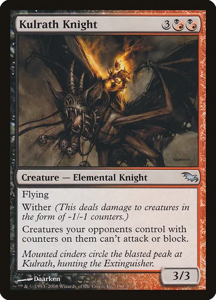 Kulrath Knight, Magic card SHM 190 — Shadowmoor set
