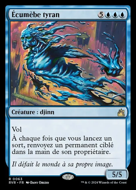 Écumèbe tyran, carte Magic RVR 63 — extension Ravnica Remastered