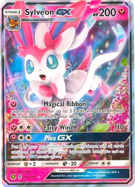 Nymphali GX, carte Pokémon TDX 92a — extension Theme Deck & Blisters Exclusives