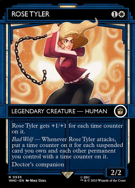 Rose Tyler, carte Magic WHO 535 — extension Doctor Who