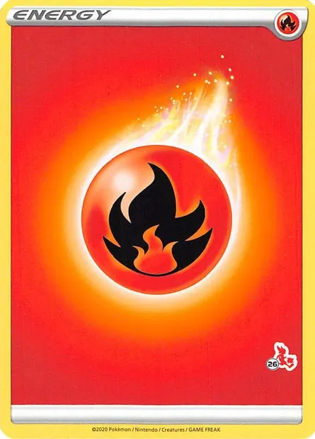 Énergie Feu, carte Pokémon BA22 ct302823 — extension Battle Academy 2022
