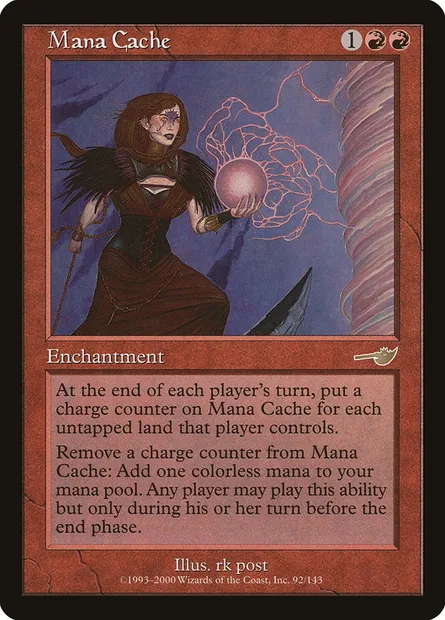 Mana Cache, Magic card NEM 92 — Nemesis set