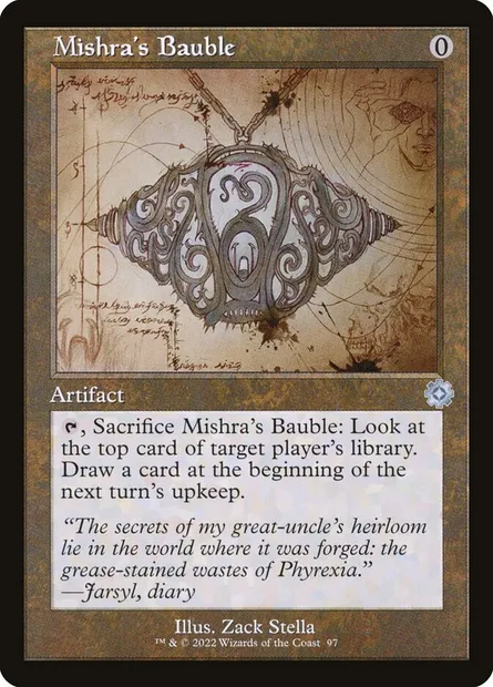 Mishra's Bauble, Magic card BRR 97 — The Brothers' War Retro Artifacts set