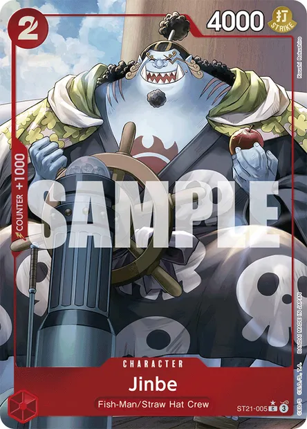 Jinbe, One Piece card ST21-005 — GEAR5 set