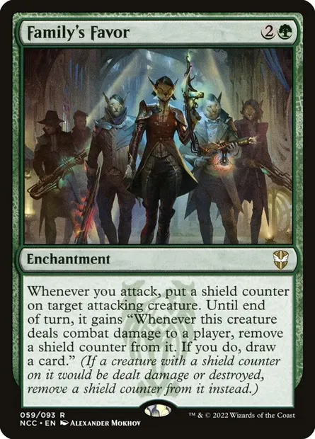 Family's Favor, Magic card NCC 59 — New Capenna Commander set