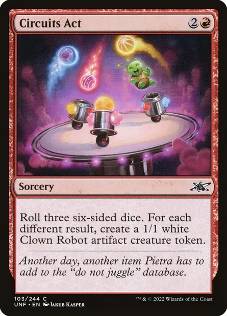 Circuits Act, carte Magic UNF 103 — extension Unfinity