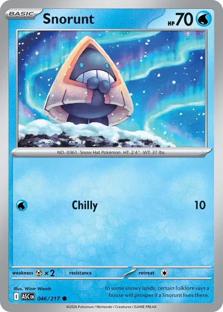 Snorunt, Pokémon card ASC 046 — Ascended Heroes set