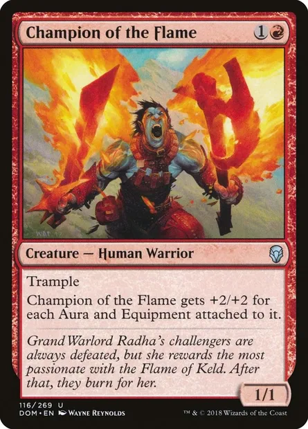 Champion of the Flame, Magic card DOM 116 — Dominaria set
